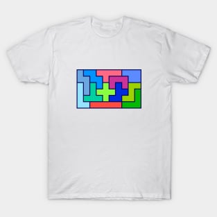 Pentomino rectangle puzzle T-Shirt